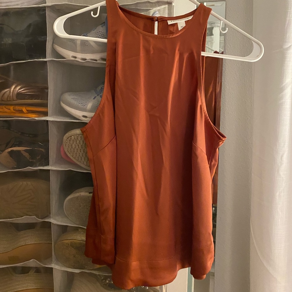 Burnt Orange Sleek Lightweight Tank top